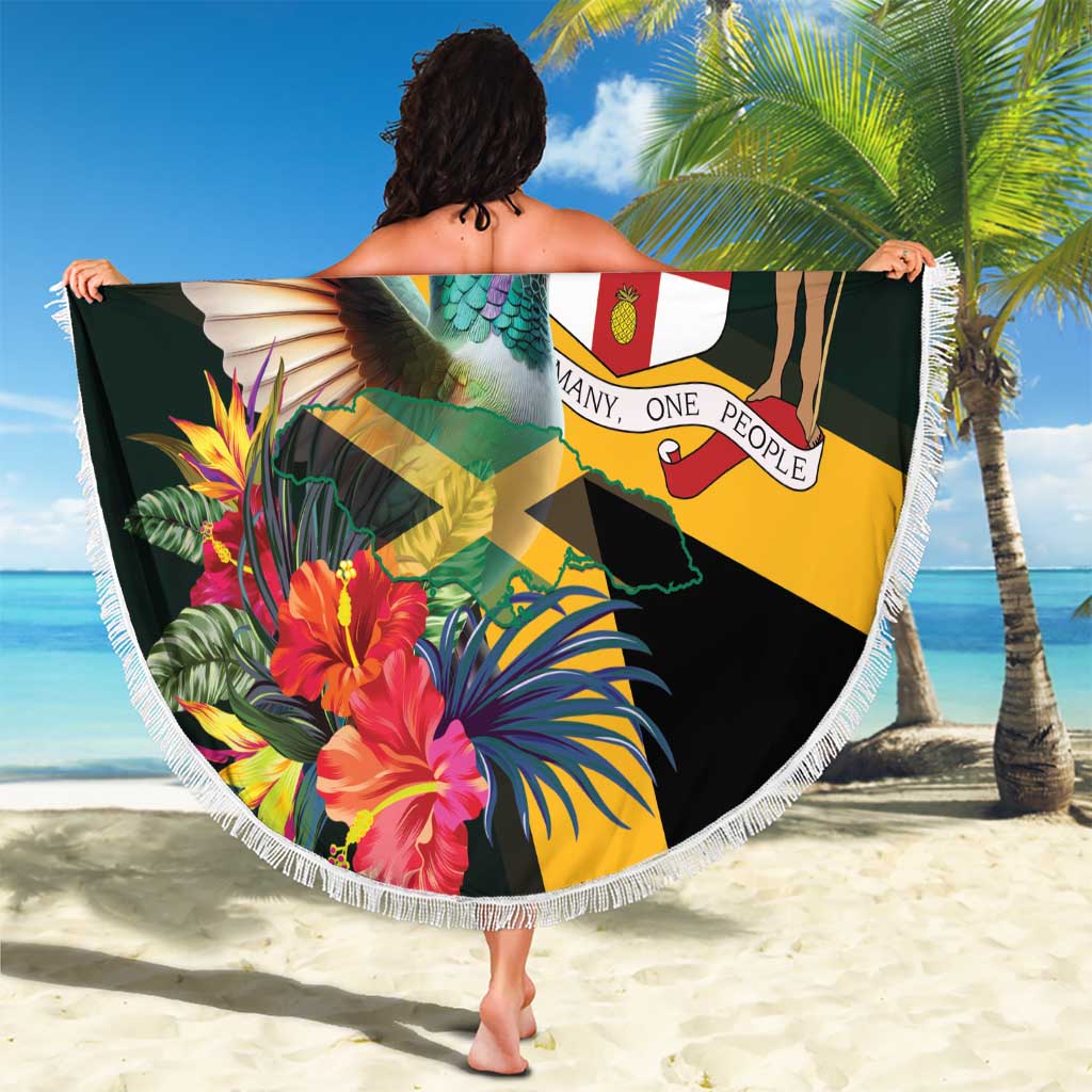 Jamaica Hummingbird Beach Blanket Jumieka Tropical - Wonder Print Shop