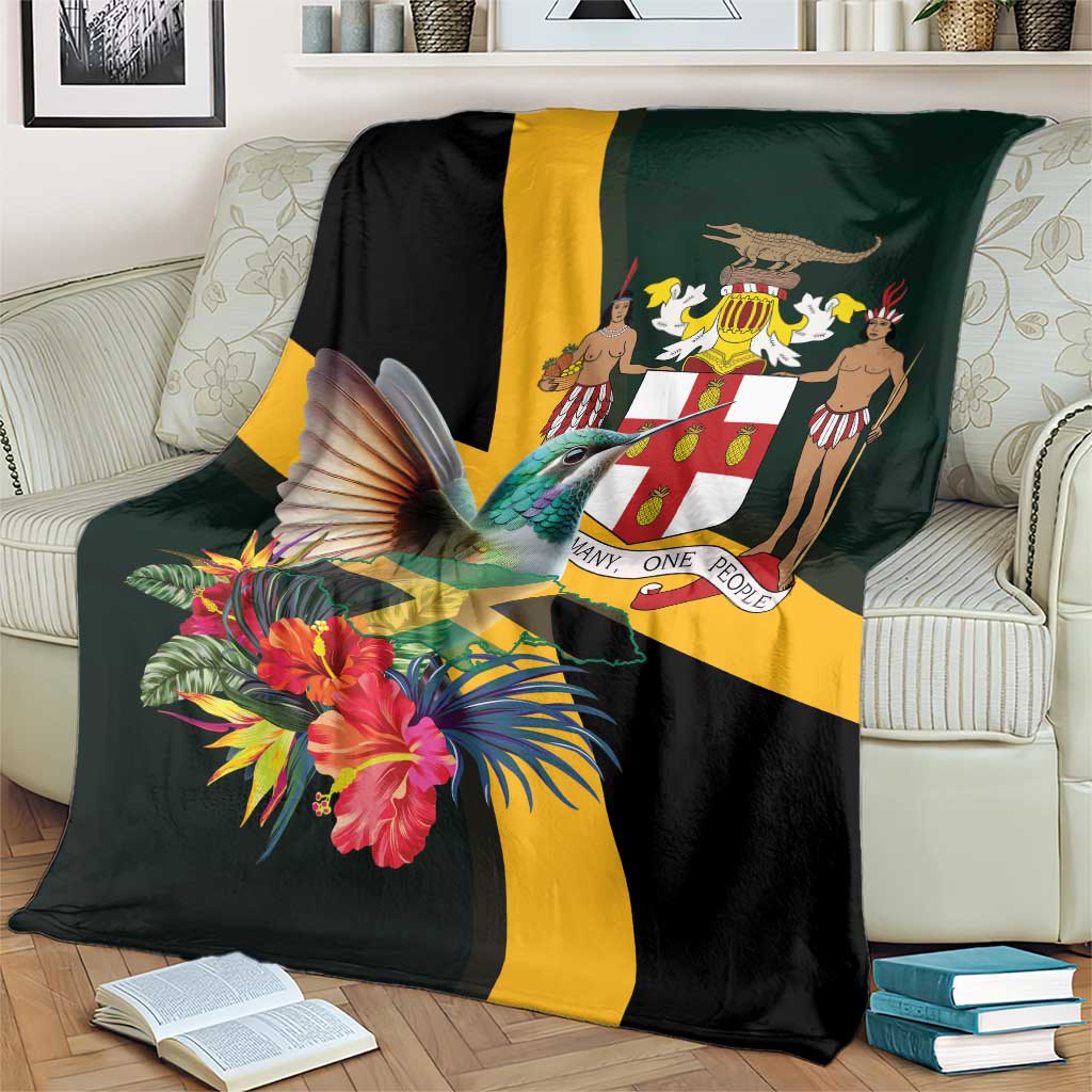 Jamaica Hummingbird Blanket Jumieka Tropical - Wonder Print Shop