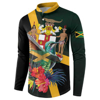 Jamaica Hummingbird Button Sweatshirt Jumieka Tropical - Wonder Print Shop