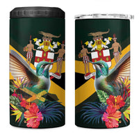 Jamaica Hummingbird 4 in 1 Can Cooler Tumbler Jumieka Tropical - Wonder Print Shop