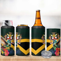 Jamaica Hummingbird 4 in 1 Can Cooler Tumbler Jumieka Tropical - Wonder Print Shop
