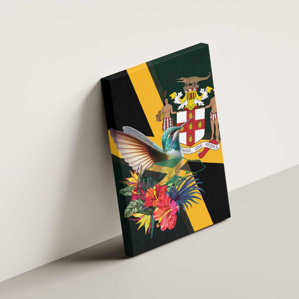 Jamaica Hummingbird Canvas Wall Art Jumieka Tropical - Wonder Print Shop