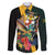 Jamaica Hummingbird Family Matching Long Sleeve Bodycon Dress and Hawaiian Shirt Jumieka Tropical - Wonder Print Shop