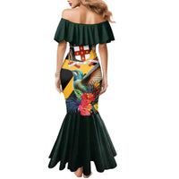 Jamaica Hummingbird Family Matching Mermaid Dress and Hawaiian Shirt Jumieka Tropical - Wonder Print Shop