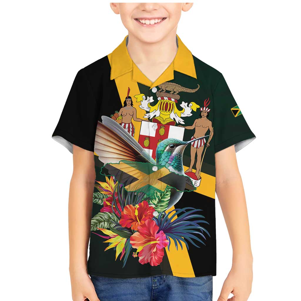 Jamaica Hummingbird Family Matching Mermaid Dress and Hawaiian Shirt Jumieka Tropical - Wonder Print Shop