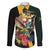Jamaica Hummingbird Family Matching Off The Shoulder Long Sleeve Dress and Hawaiian Shirt Jumieka Tropical - Wonder Print Shop