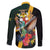Jamaica Hummingbird Family Matching Off The Shoulder Long Sleeve Dress and Hawaiian Shirt Jumieka Tropical - Wonder Print Shop