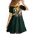 Jamaica Hummingbird Family Matching Off Shoulder Short Dress and Hawaiian Shirt Jumieka Tropical - Wonder Print Shop