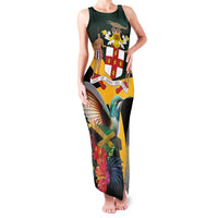 Jamaica Hummingbird Family Matching Tank Maxi Dress and Hawaiian Shirt Jumieka Tropical - Wonder Print Shop