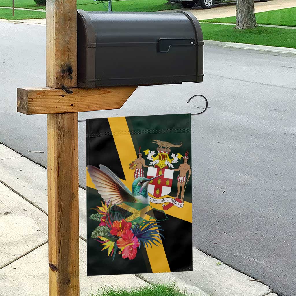 Jamaica Hummingbird Garden Flag Jumieka Tropical - Wonder Print Shop