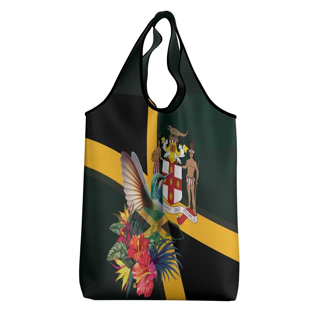 Jamaica Hummingbird Grocery Bag Jumieka Tropical - Wonder Print Shop