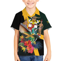 Jamaica Hummingbird Hawaiian Shirt Jumieka Tropical - Wonder Print Shop