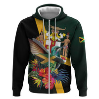 Jamaica Hummingbird Hoodie Jumieka Tropical - Wonder Print Shop