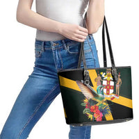 Jamaica Hummingbird Leather Tote Bag Jumieka Tropical - Wonder Print Shop