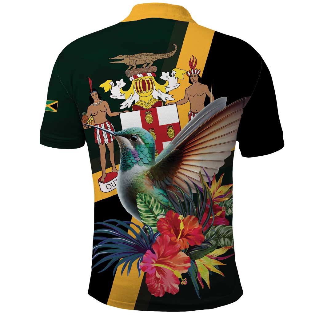 Jamaica Hummingbird Polo Shirt Jumieka Tropical - Wonder Print Shop
