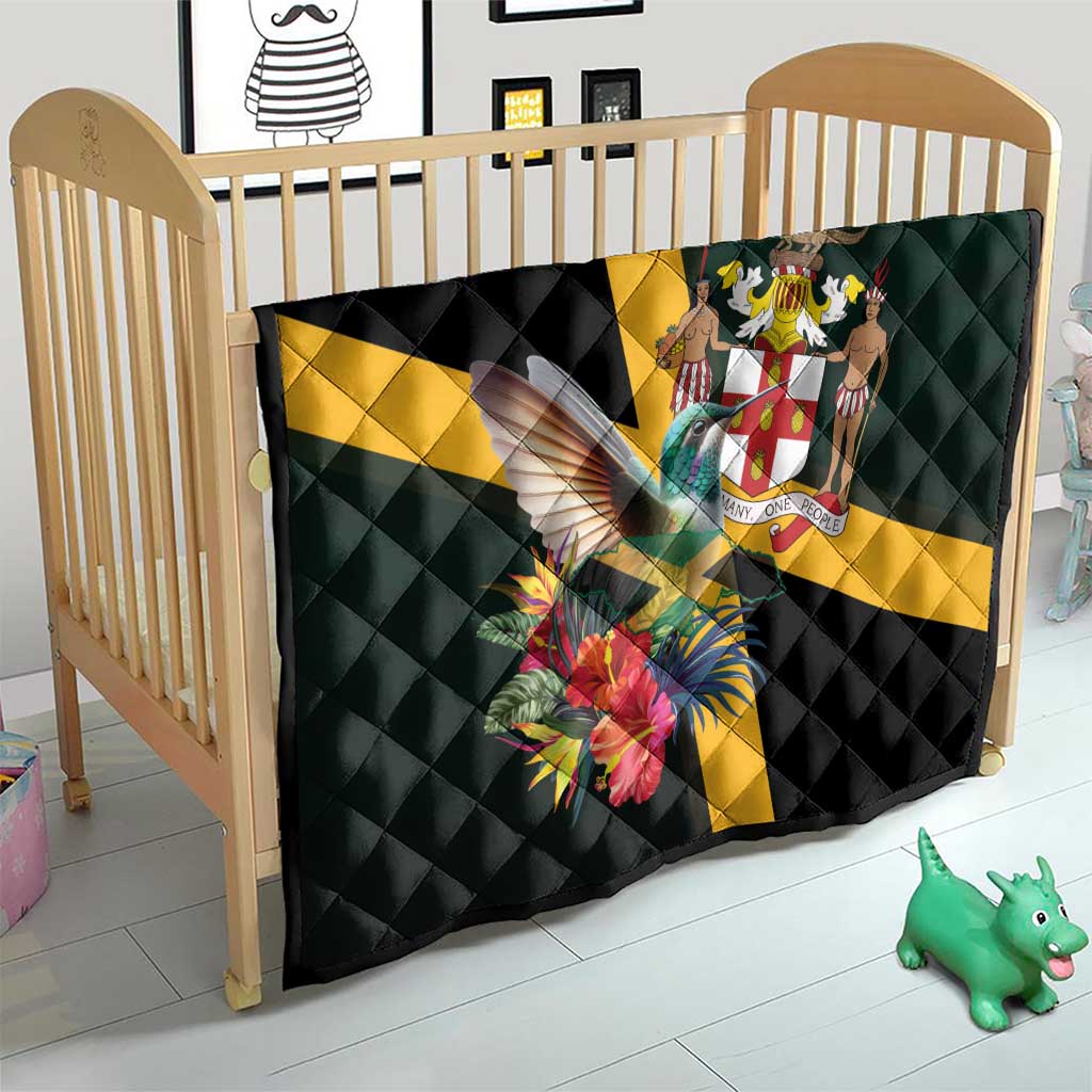 Jamaica Hummingbird Quilt Jumieka Tropical - Wonder Print Shop