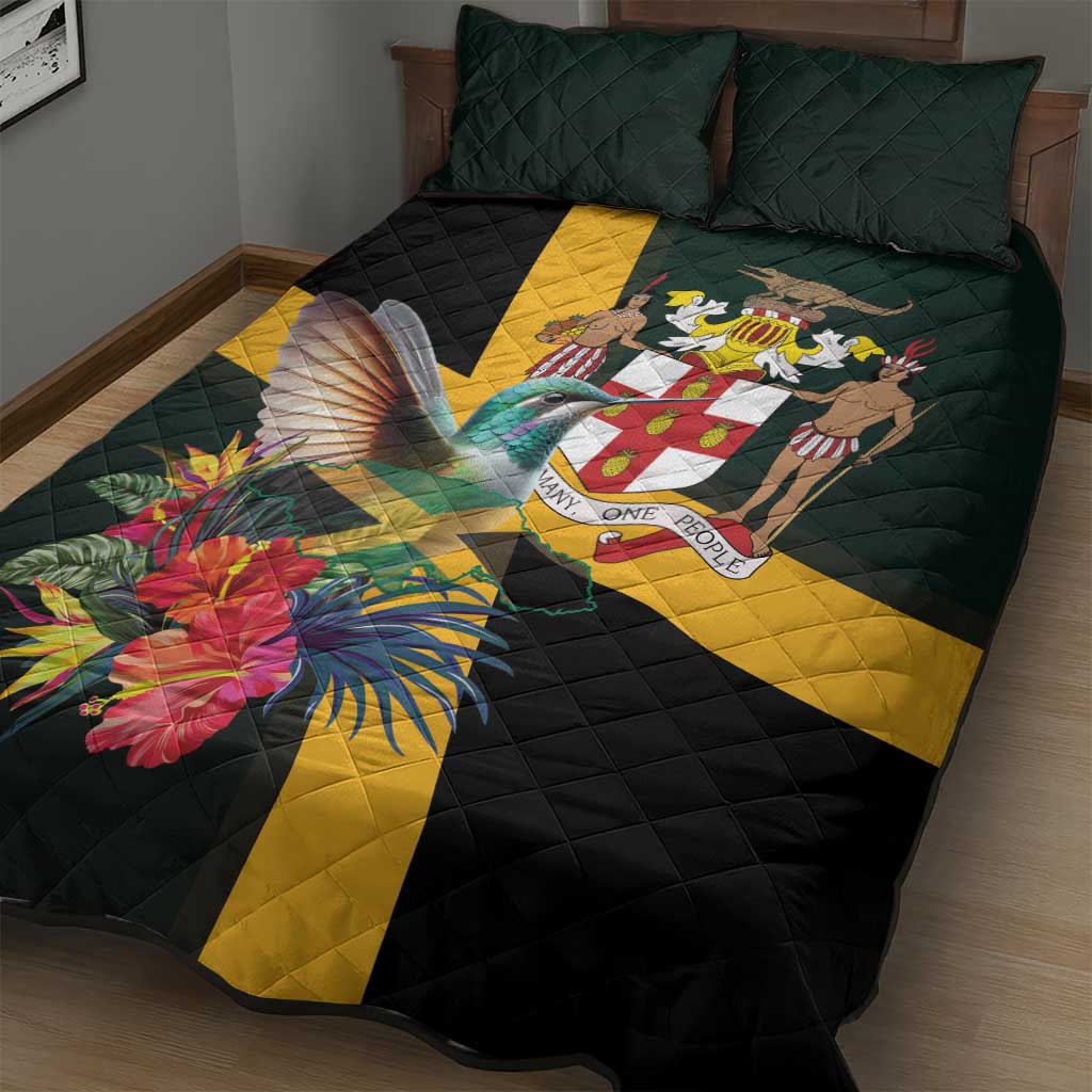 Jamaica Hummingbird Quilt Bed Set Jumieka Tropical - Wonder Print Shop