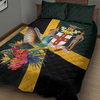 Jamaica Hummingbird Quilt Bed Set Jumieka Tropical - Wonder Print Shop