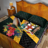 Jamaica Hummingbird Quilt Bed Set Jumieka Tropical - Wonder Print Shop