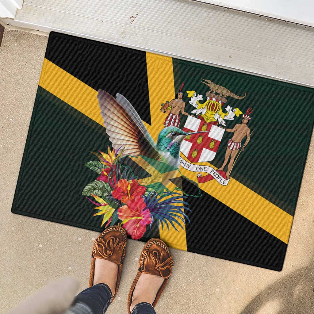 Jamaica Hummingbird Rubber Doormat Jumieka Tropical - Wonder Print Shop