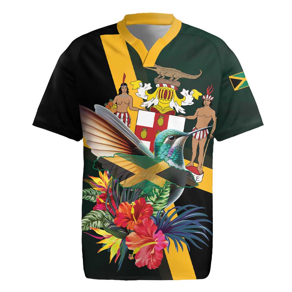 Jamaica Hummingbird Rugby Jersey Jumieka Tropical - Wonder Print Shop