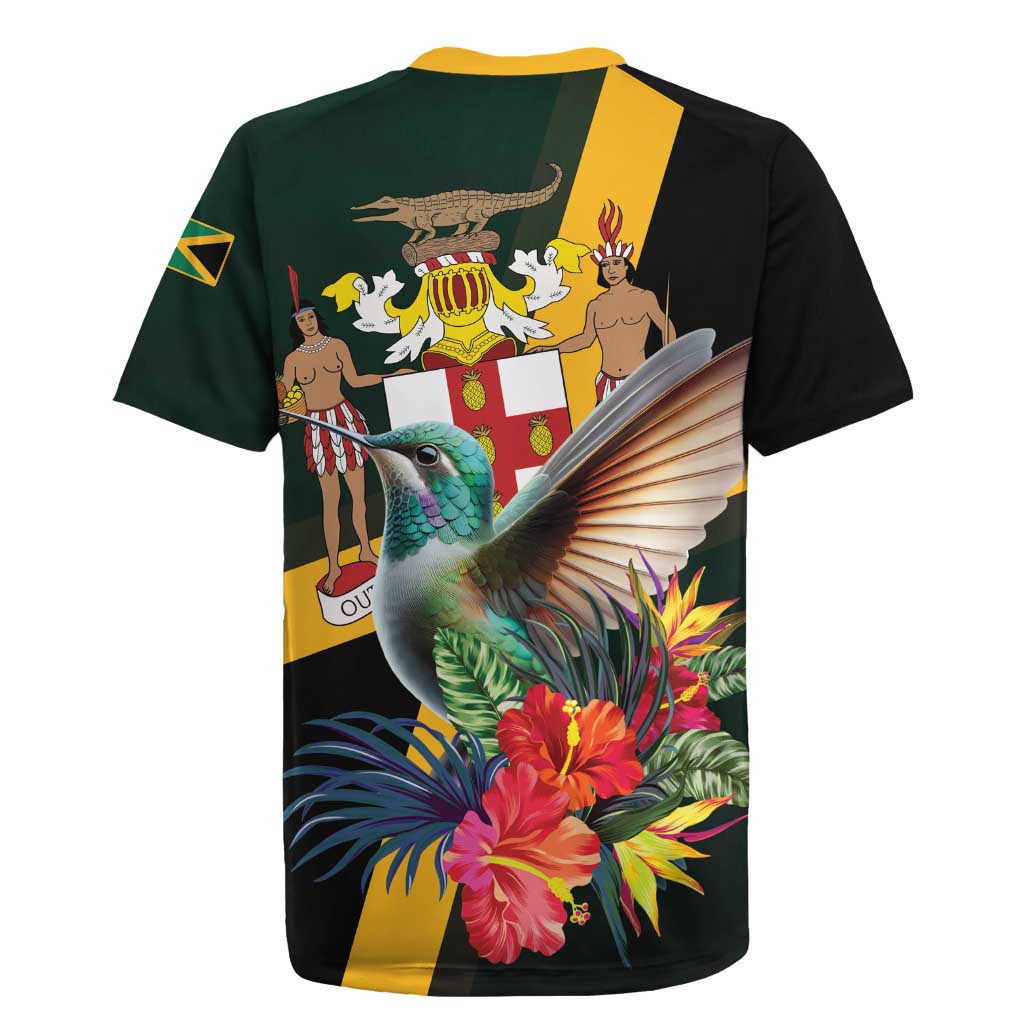 Jamaica Hummingbird Rugby Jersey Jumieka Tropical - Wonder Print Shop
