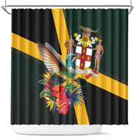 Jamaica Hummingbird Shower Curtain Jumieka Tropical - Wonder Print Shop