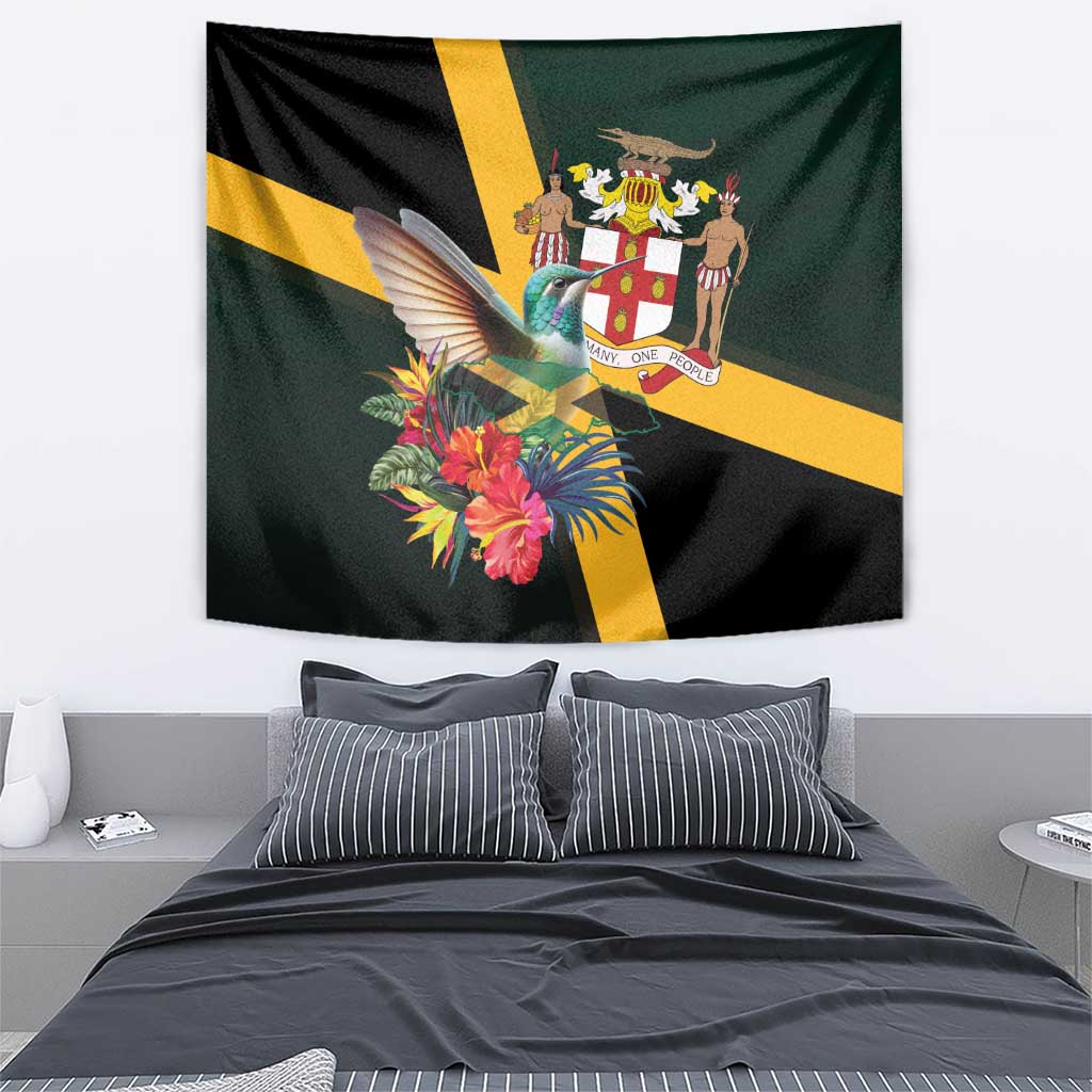 Jamaica Hummingbird Tapestry Jumieka Tropical - Wonder Print Shop