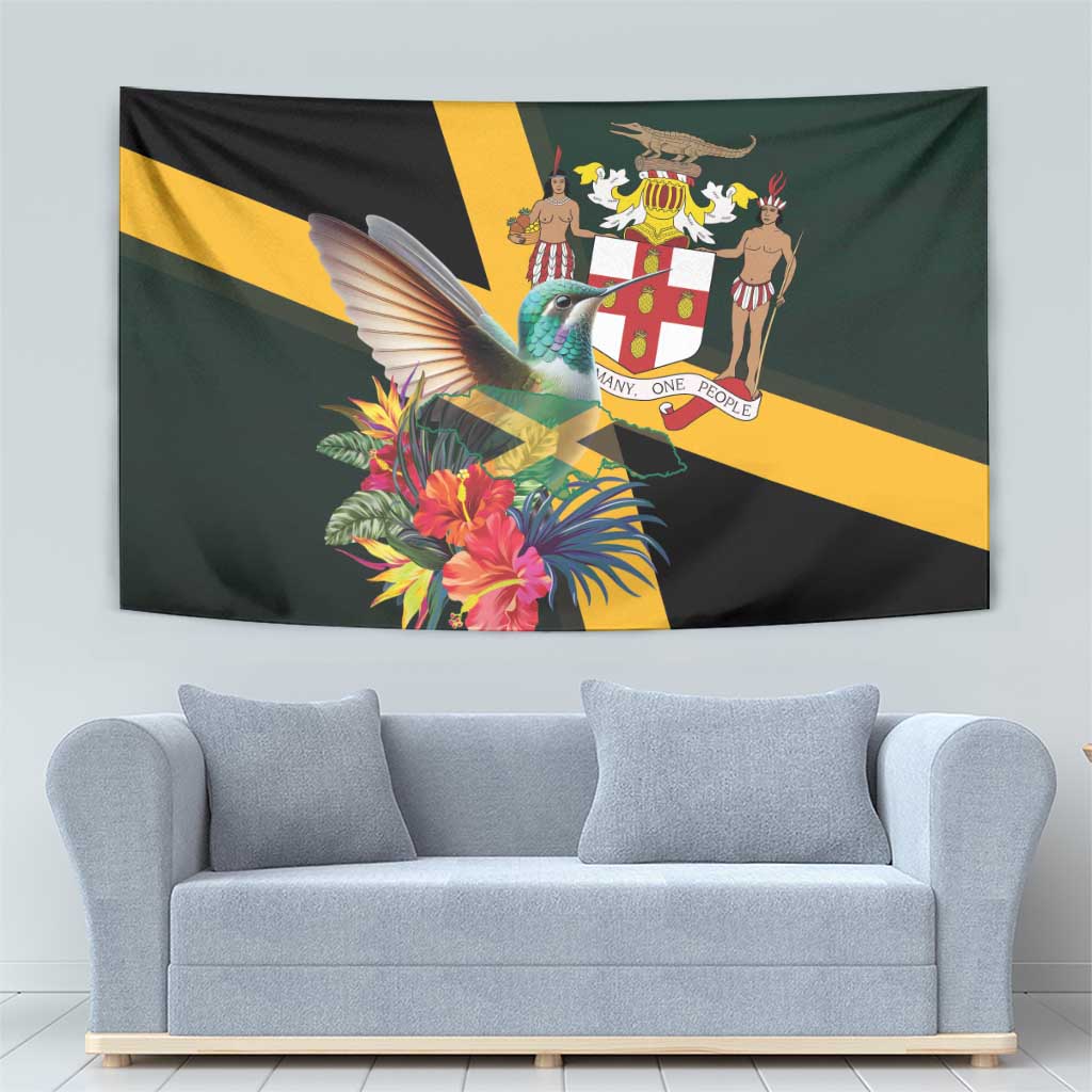 Jamaica Hummingbird Tapestry Jumieka Tropical - Wonder Print Shop