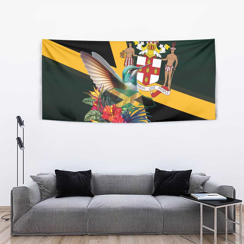 Jamaica Hummingbird Tapestry Jumieka Tropical - Wonder Print Shop