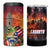 Puerto Rico Coqui Frog Sunset 4 in 1 Can Cooler Tumbler Isla Del Encanto Tropical Vibe - Wonder Print Shop
