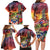 Puerto Rico Coqui Frog Sunset Family Matching Long Sleeve Bodycon Dress and Hawaiian Shirt Isla Del Encanto Tropical Vibe - Wonder Print Shop