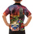 Puerto Rico Coqui Frog Sunset Family Matching Off The Shoulder Long Sleeve Dress and Hawaiian Shirt Isla Del Encanto Tropical Vibe - Wonder Print Shop