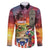 Puerto Rico Coqui Frog Sunset Family Matching Puletasi and Hawaiian Shirt Isla Del Encanto Tropical Vibe - Wonder Print Shop