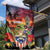 Puerto Rico Coqui Frog Sunset Garden Flag Isla Del Encanto Tropical Vibe - Wonder Print Shop