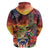 Puerto Rico Coqui Frog Sunset Hoodie Isla Del Encanto Tropical Vibe - Wonder Print Shop