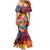 Puerto Rico Coqui Frog Sunset Mermaid Dress Isla Del Encanto Tropical Vibe - Wonder Print Shop