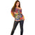 Puerto Rico Coqui Frog Sunset Off Shoulder Sweater Isla Del Encanto Tropical Vibe - Wonder Print Shop