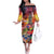 Puerto Rico Coqui Frog Sunset Off The Shoulder Long Sleeve Dress Isla Del Encanto Tropical Vibe - Wonder Print Shop