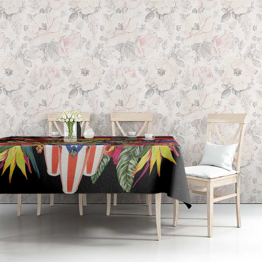Puerto Rico Coqui Frog Sunset Tablecloth Isla Del Encanto Tropical Vibe - Wonder Print Shop