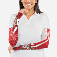 Personalised Canada Day Arm Sleeves Beaver Mountie Maple Leaves