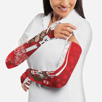 Personalised Canada Day Arm Sleeves Beaver Mountie Maple Leaves