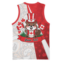 Personalised Canada Day Basketball Jersey Beaver Mountie Maple Leaves