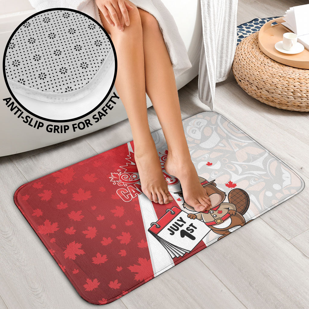 Canada Day Bathroom Set Beaver Mountie Maple Leaves