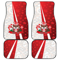 Personalised Canada Day Car Mats Beaver Mountie Maple Leaves