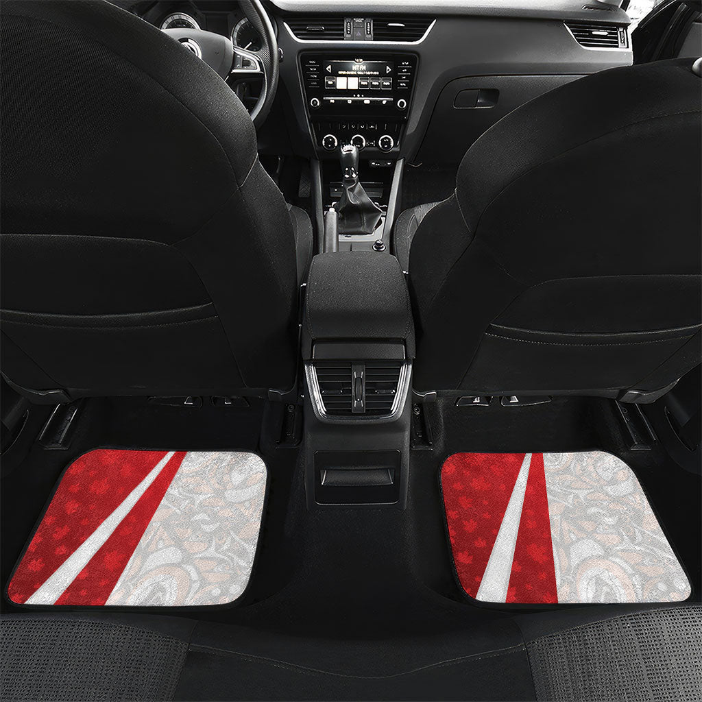 Personalised Canada Day Car Mats Beaver Mountie Maple Leaves