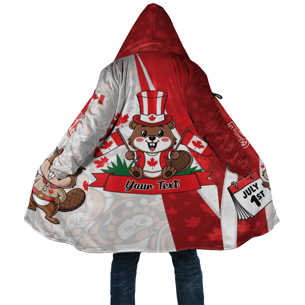 Personalised Canada Day Cloak Beaver Mountie Maple Leaves