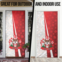 Personalised Canada Day Door Cover Beaver Mountie Maple Leaves