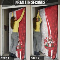 Personalised Canada Day Door Cover Beaver Mountie Maple Leaves