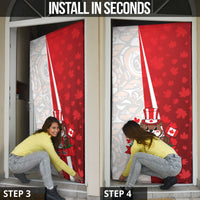 Personalised Canada Day Door Cover Beaver Mountie Maple Leaves
